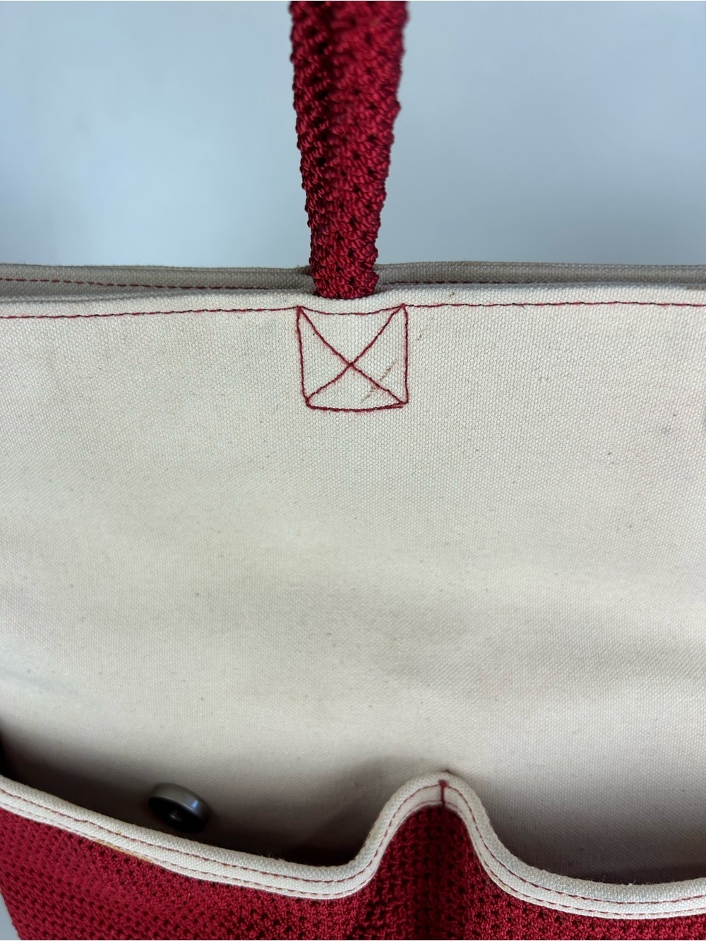 THE SAK ELLIOTT LUCCA CANVAS AND CROCHET SHOPPER TOTE - Picture 6 of 14